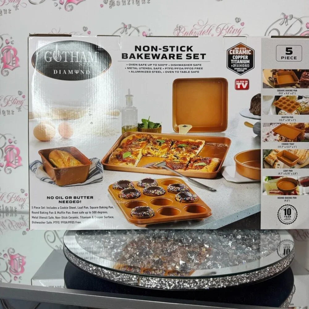 Gotham steel diamond Non-Stick Bakeware Set brand new as seen on tv